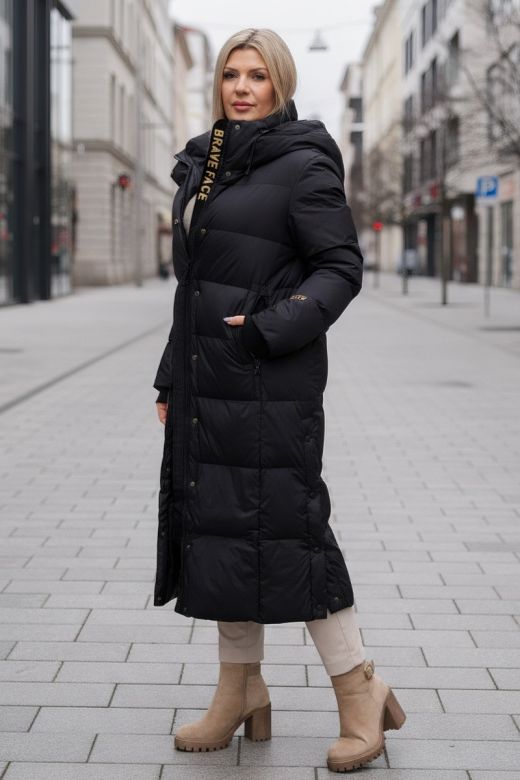 Dame Vinterjakke i STORE størrelser, model Donna