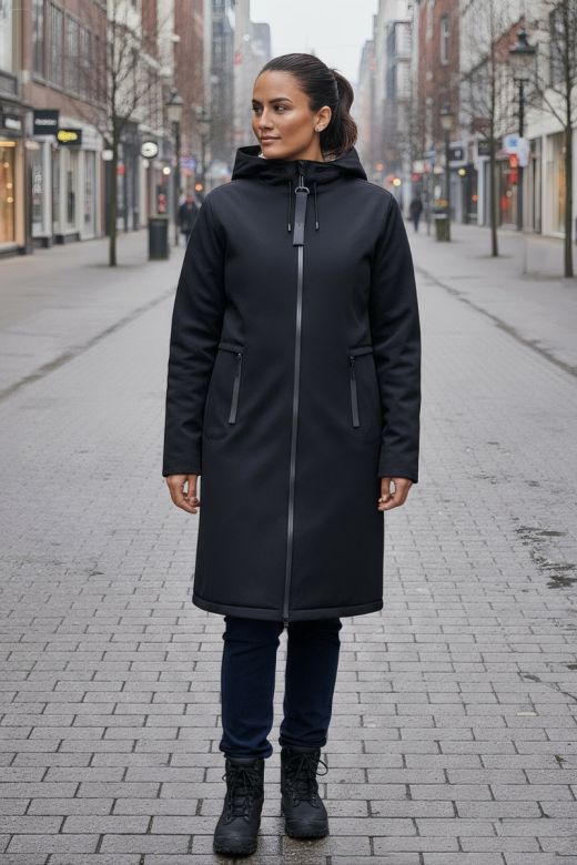 Dame vinterjakke Kopenhaken model Jessica i Sort