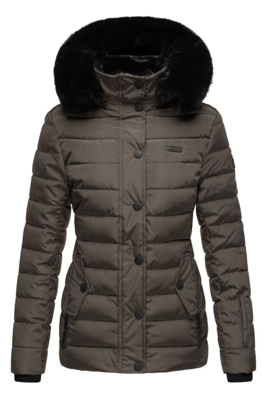 Dame Vinter jakke Miliania i Mørk Grå