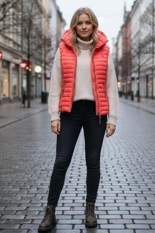 Dame sommer vest Navahoo shada - Koral