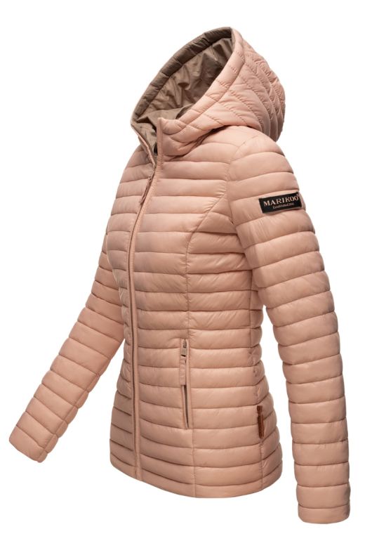 Dame dynejakke med hætte Marikoo Asraa - Rose