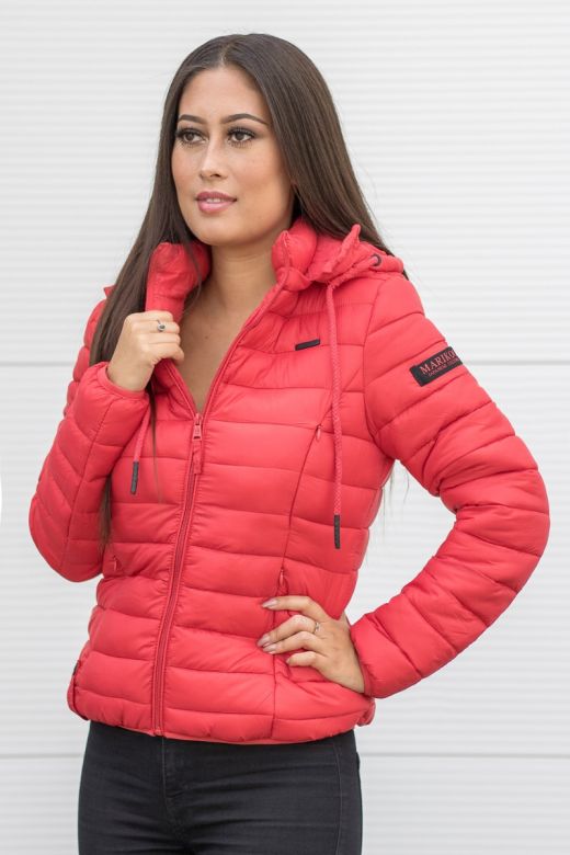 One & Only let dun jakke Rød