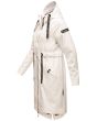 Dame Overgangs jakke i lang model Navahoo Josinaa i Off White