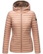 Dame dynejakke med hætte Marikoo Asraa - Rose