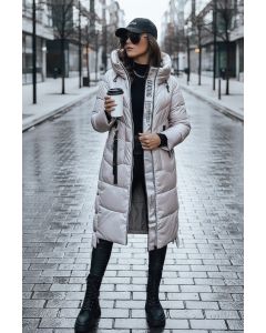 Dame LUX Vinterjakke model Annabell i Beige