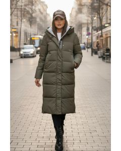 Dame Vinterjakke model Lorica i Oliven 