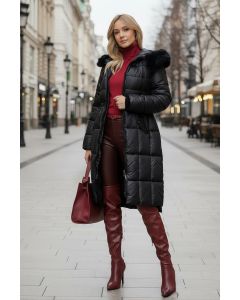 Dame Vinterjakke model Palermo i Sort