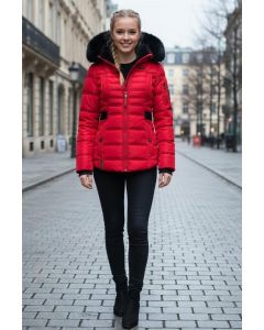 Dame Vinterjakke Melikas i Rød