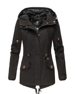 Flot Overgangs- Sommerjakke Manolia Sun Sort