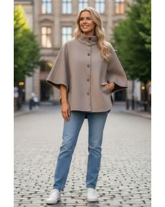 Elegante poncho i 4 farver