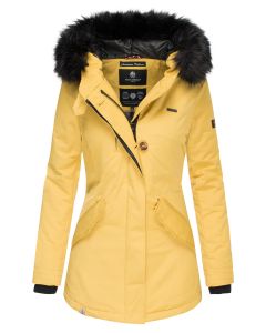 Dame vinterjakke Nisam - gul