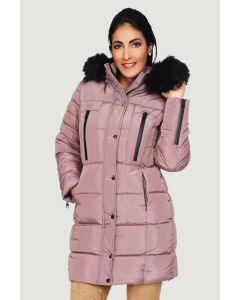 Dame Vinter jakke Moonshine - Beige