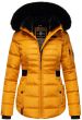 Dame Vinterjakke Melikas i Gul