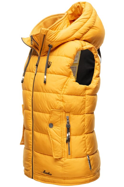 Dame dyne vest fra MarikooTaisaa i Gul