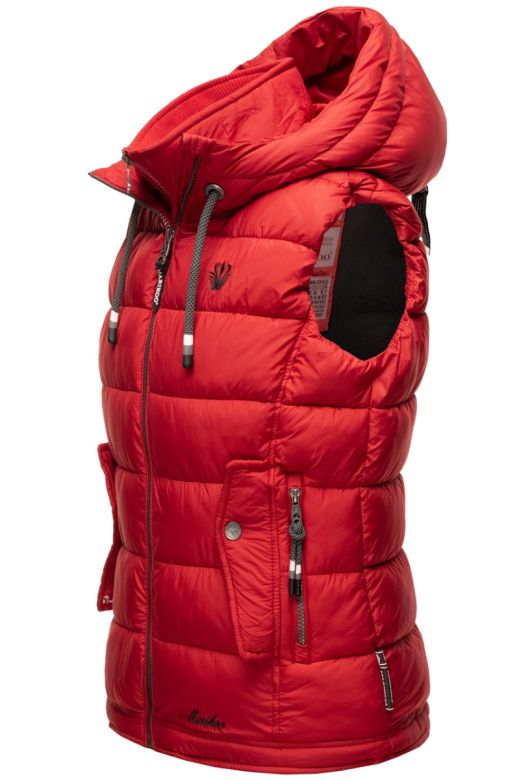 Dame dyne vest fra MarikooTaisaa i Rød