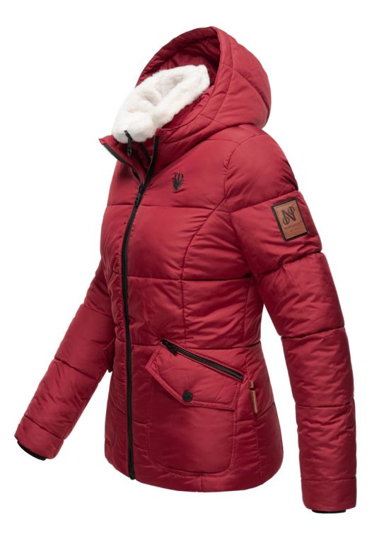Kort vinter jakke Megan - Bordeaux
