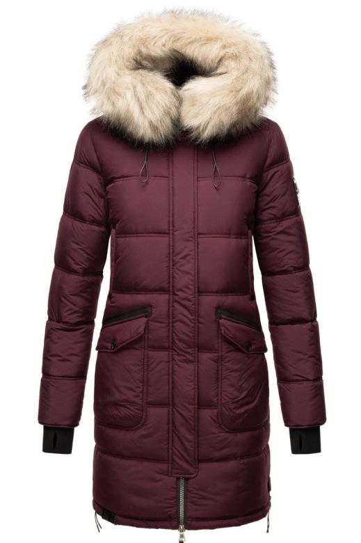 Dame vinterjakke model Chaskale i Wine