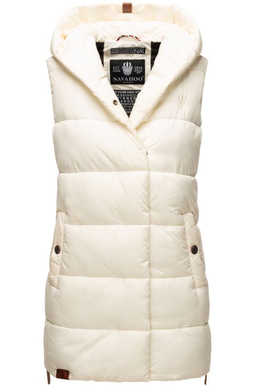 Dame dyne vest fra model Madilynia 