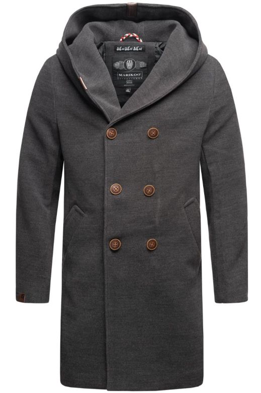 Herre frakke Marikoo Irukoo i Anthracite Grå