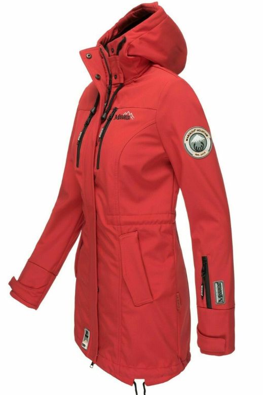 Flot Softshell outdoor jakke i Rød