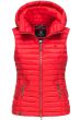 Dame sommer / efterårs vest shada - Rød
