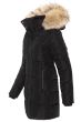 Dame vinterjakke model Alaska med lys stor pels