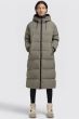 Dame Vinterjakke i Dansk design model Enya i LøvGrå