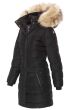 Dame vinterjakke model Nordic med lys stor pels