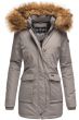 Dame vinterjakke med pels Navahoo Snowangle Princess - Grå