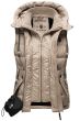 Dame dyne vest fra MarikooTaisaa i Taupe