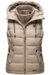 Dame dyne vest fra MarikooTaisaa i Taupe
