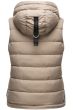 Dame dyne vest fra MarikooTaisaa i Taupe