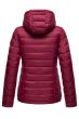 Dame dynejakke med hætte Lucy - Bordeaux
