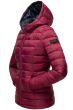 Dame dynejakke med hætte Lucy - Bordeaux
