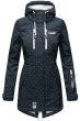 Dame Softshell outdoor jakke Navy dots