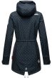 Dame Softshell outdoor jakke Navy dots