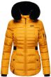 Dame Vinterjakke Melikas i Gul