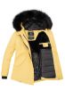 Dame vinterjakke Nisam - gul