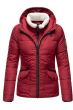 Kort vinter jakke Megan - Bordeaux