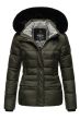 Dame Vinterjakke model Lovelenia i Oliven Grøn