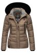 Dame Vinterjakke model Lovelenia i Taupe Beige