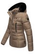 Dame Vinterjakke model Lovelenia i Taupe Beige