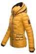 Kort Dame Vinterjakke Mausi - Gul