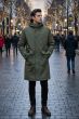 Lang Herre Parka Vinter jakke model Farrell i Forrest Green