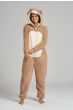 Lækker Blød Onsie teddy heldragt i kanguru