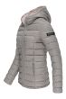 Dame dynejakke med hætte Lucy - Grå